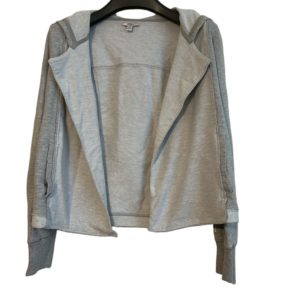 Silver‎ Jeans women’s size large hoodie grey open cardigan